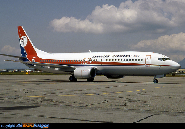 On delivery to Dan Air, Boeing Field-Vancouver. Boeing 737-4Q8