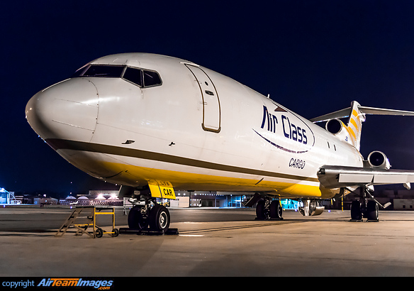 Sole remaining 727 of this operator. Boeing 727-214/Adv(F)