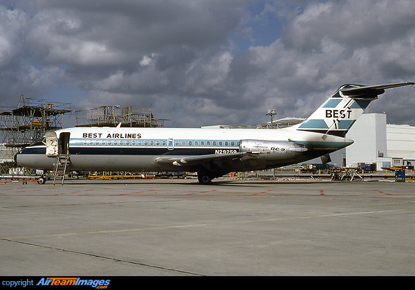 Best Airlines was a small airline that flew to cities in the Mid-Atlantic United States in the mid-1980s. This DC-9-14 was lease from British Midland Airways and was ex G-BMAC. McDonnell Douglas DC-9-14