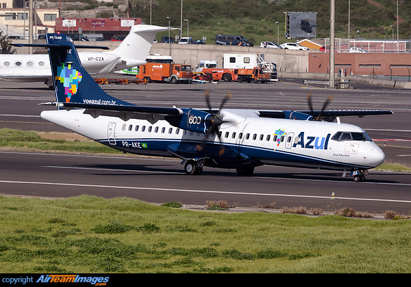 Fuel stop during delivery flight from Toulouse. ATR 72-600