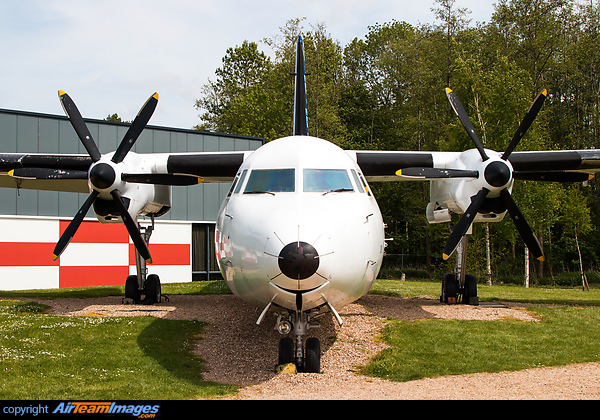 Displayed at the Aviodrome Aviation Museum Fokker 50