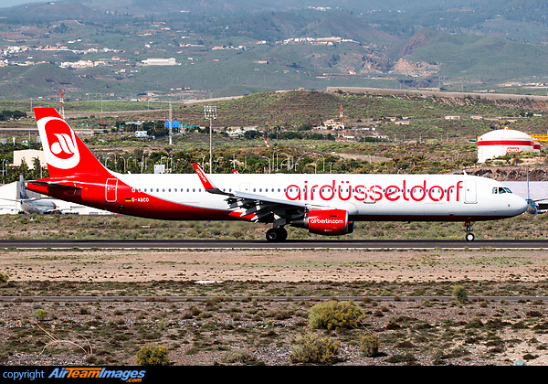 promoting the Airport of Duesseldorf Airbus A321-211