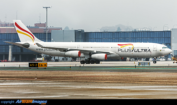 Established by former Air Madrid Director Julio Miguel Martnez Sola, Plus Ultra Lneas Areas intends to offer longhaul flights to South America with two Airbus A340-300 aircraft Airbus A340-313
