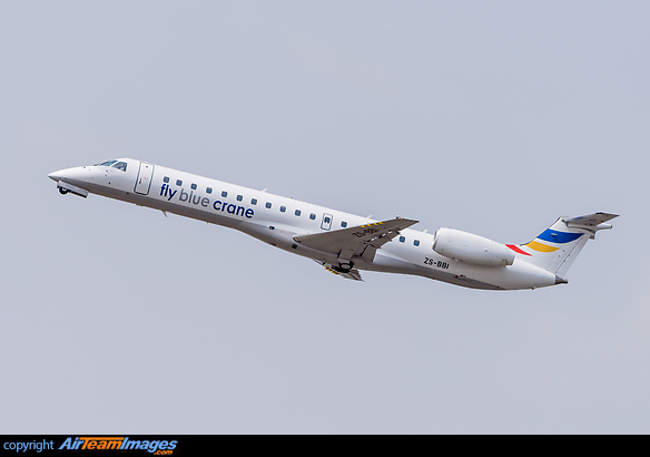 One of only two ERJ-145 of a new low-cost operator that started flights in September 2015. Embraer ERJ-145LR