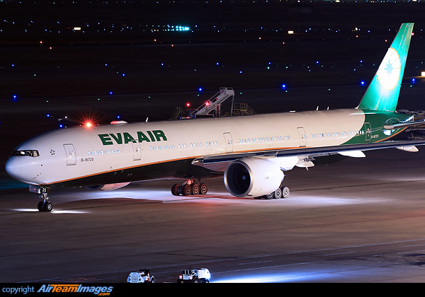 EVA Air new livery. Boeing 777-35E/ER