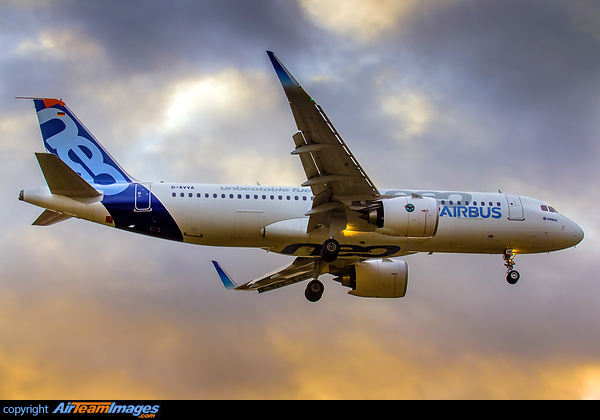 The new Airbus A320neo powered by Pratt & Whitney PurePower Geared Turbofan engines. Airbus A320neo