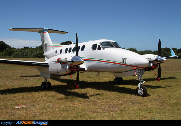 Visitor from Botswana. Beechcraft King Air 200GT