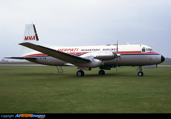 On lease from Hawker Siddeley. Hawker Siddeley HS-748 2A/2