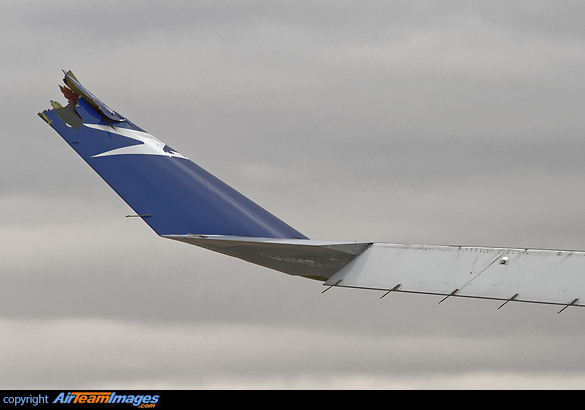 Result of the damage; when an Aerolineas Argentinas A340 struck the wingtip of an Air France 77W at Miami International. Airbus A340-312