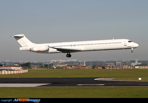 Operating for Blue Air. McDonnell Douglas MD-83