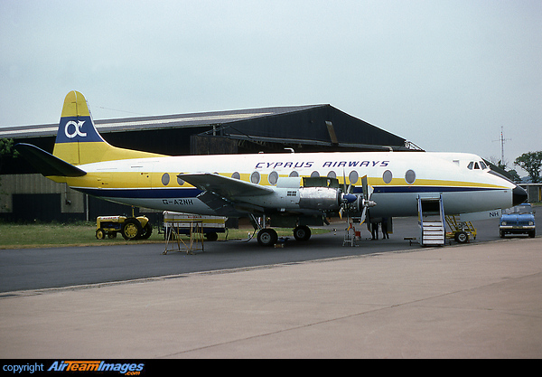 On lease from Alidair. Vickers 814 Viscount