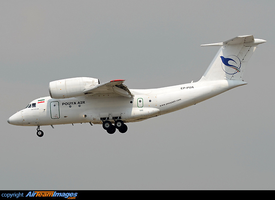 Pouya Air is operating passenger flights with Antonov An-74 aircraft. Antonov An-74