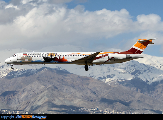 Special C/S Of Kish Island On Fuselage McDonnell Douglas MD-82