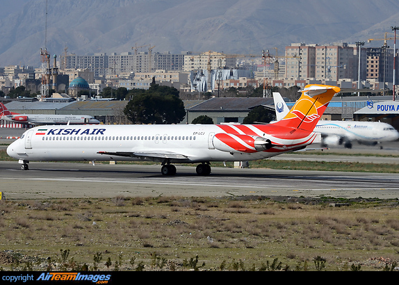 Kish Air's New Color Scheme McDonnell Douglas MD-83