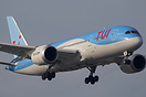 First aircraft of the group (TUI) to receive the TUI logo on its belly