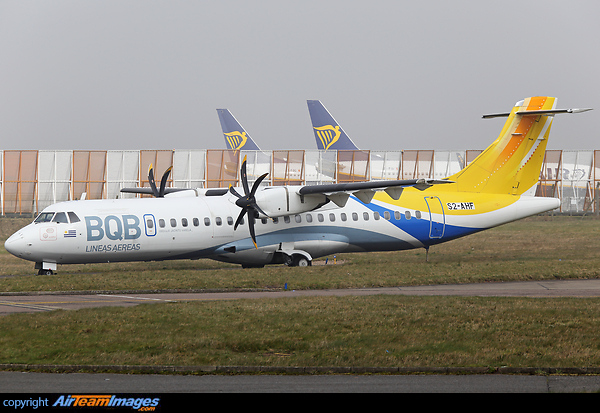 Sitting awaiting to be painted by Airbourne Colours to be painted into NovoAir livery ATR 72-212A