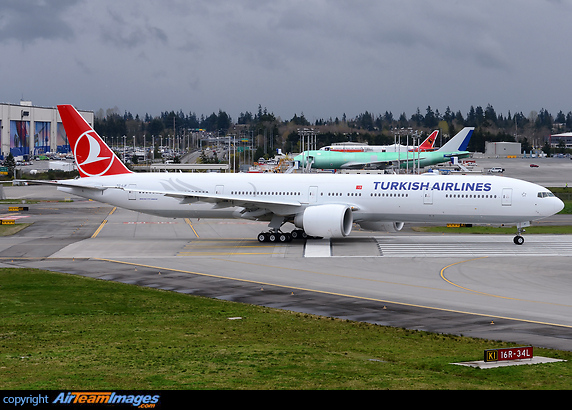 Turkish Airlines Latest B77W Boeing 777-3F2/ER