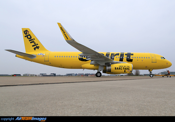 Painted by MAAS Aviation Maastricht - Still wearing Airbus-factory registration D-AVVD Airbus A320-232