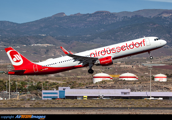 AIR DUSSELDORF special titles. Airbus A321-211