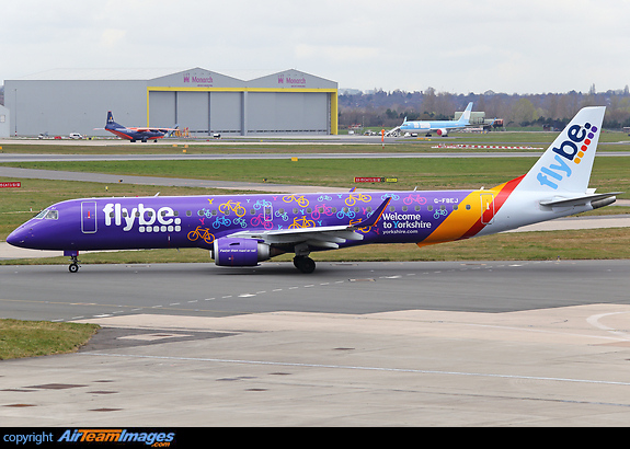 Welcome to Yorkshire special livery Embraer ERJ-195LR