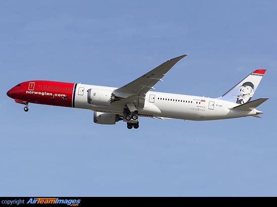 Norwegian's first Boeing 787-9 Dreamliner Boeing 787-9 Dreamliner