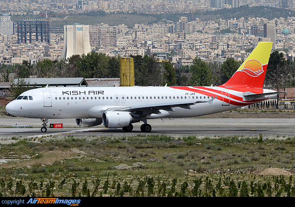 Kish Air's First Airbus A320 Airbus A320-211