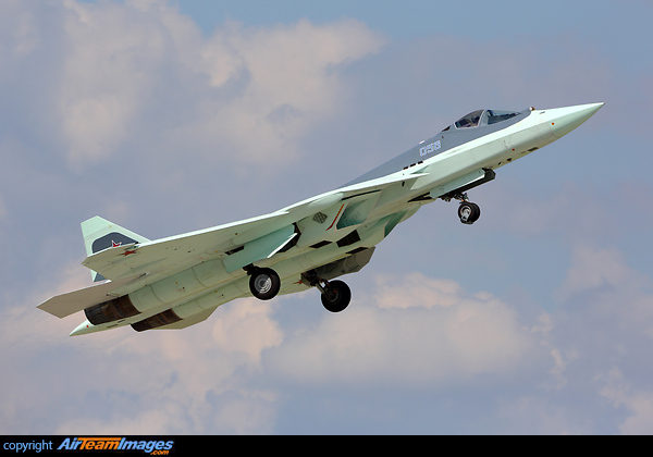 Brand new jet fighter Sukhoi Su-57