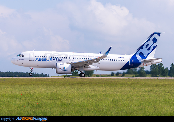 PW engine equipped aircraft departing ILA on the first day of the show. Airbus A320neo