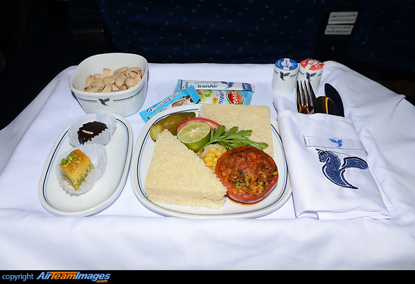 " Homa Class " Business Class Appetizer From Tehran to Paris Homa Class