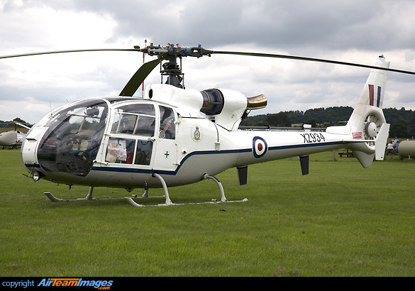 Still carrying it's former military identity, this Gazelle HT.3 now makes up part of the civilian Gazelle Squadron Display Team. Painted in the marks of 32 Squadron VIP, usually worn by Gazelle HCC.4s. Westland Gazelle HT.3