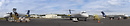 The ever busy Everts Air Cargo ramp at Anchorage has three DC-9's in v...