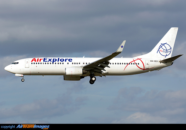 Operating for Norwegian Air Shuttle Boeing 737-8AS