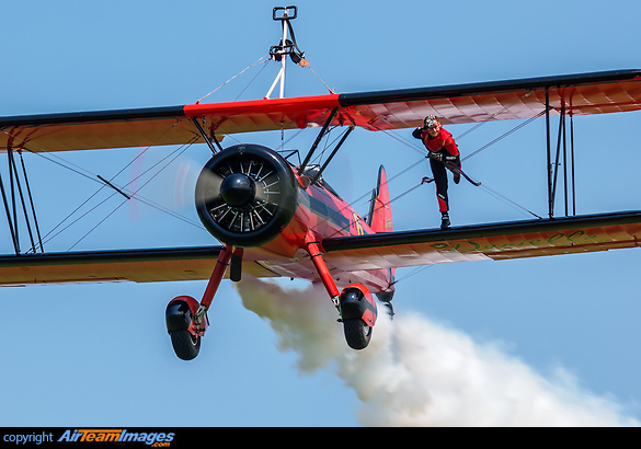 Danielle wingwalker Boeing PT-13D Kaydet (E75)