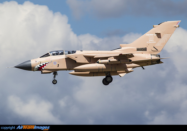 Marking 25 Years of continuos service with the RAF Panama Tornado GR4