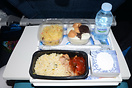 Economy Meal From Amsterdam to Abu Dhabi