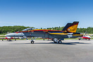 2016 Royal Canadian Air Force CF18 demo,  commemorates the British Com...
