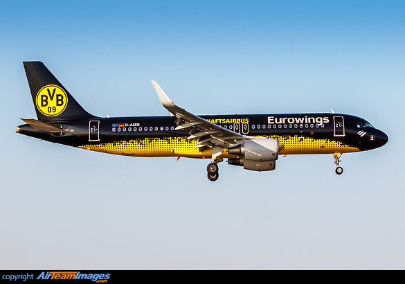 Borussia Dortmund Livery Airbus A320-214