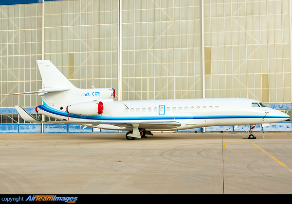 First delivery of a 8X to LGAV based Amjet Executive Dassault Falcon 8X