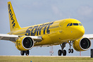 First Spirit Airlines A320-NEO arrives at Fort Lauderdale at the end o...