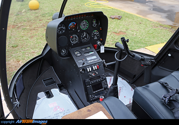 Brand new aircraft only one of this variant in Africa at the moment and very few produced so far. Robinson R-44 Cadet