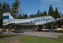 outside the Aviation Museum of Finland