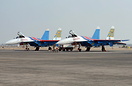 First time the Russian Knights have visited Iran