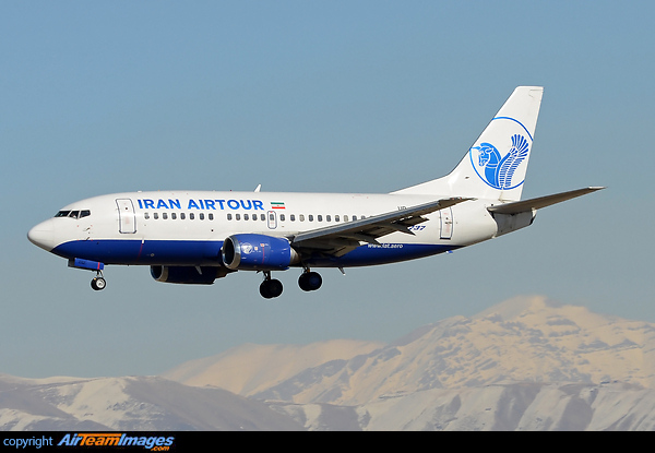 Ex Transaero Boeing 737-500. This is the first Boeing 737 operating in Iran Airtour Fleet. Boeing 737-524
