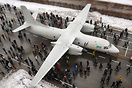 Brand new Antonov An-132D during roll-out ceremony