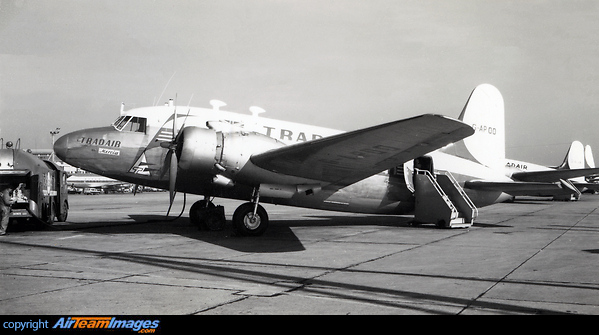 G-APOO was one of three ex Queens flight aircraft to join a fleet of Vickers Vikings at Tradair. Given the name 'Mercier' it was with Tradair from August 1958 and served until the company failed at the end of 1962. Vickers Viking 1