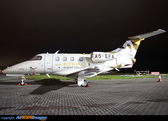 Passing through on delivery. Embraer EMB-500 Phenom 100