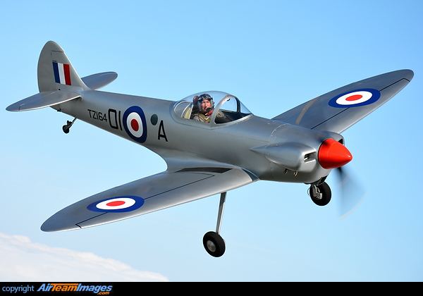 The Isaacs Spitfire is a single seat homebuilt sporting aircraft designed and created by John O. Isaacs, a former Supermarine employee and retired schoolmaster and designer of the Isaacs Fury, as a 6/10th scale replica of a Supermarine Spitfire. Isaacs Spitfire