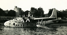 BOAC Short Solent on the Thames at Windsor.