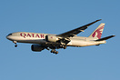 QR920 Inaugural first service Doha to Auckland on final for 23L. Longe...