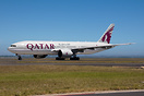 QR921 Taxis for take off on 23L. The return flight to Doha will take 1...